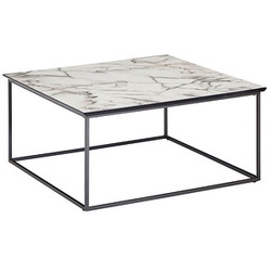 WOHNLING Couchtisch marmor 80,0 x 80,0 x 38,0 cm