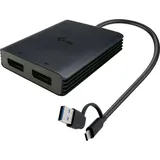 iTEC i-tec USB-A/USB-C Dual 4K DP Video Adapter