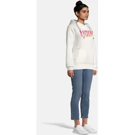 salzhaut Hoodie SÜNN - MOIN Farbverlauf Orange/Neon Pink/Weiß L