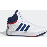 Adidas Hoops Mid Shoes Schuhe, FTWR White/Victory Blue/Better Scarlet, 37 1/3 EU