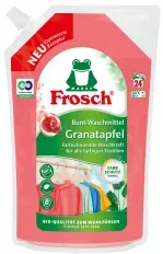 Frosch Bunt-Waschmittel Granatapfel, für 24 Waschladungen 116662 , 1,44 Liter - Beutel, wiederverschließbar