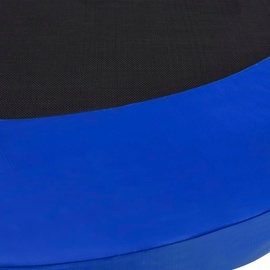vidaXL Fitness Trampolin 102 cm inkl. Griff und Sicherheitspolster blau
