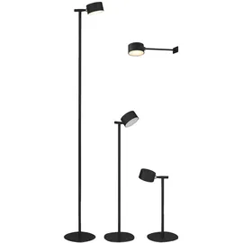 NORTHPOINT 3 in 1 LED Akku Stehlampe Schwarz