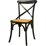 Vintage Thonet Stuhl 50x90x52 cm Rustikaler Holzstuhl Küchen- und Esszimmerstuhl Eschen- und Rattanstühle Moderne Stühle