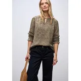 STREET ONE Langarmbluse beige 40 EU