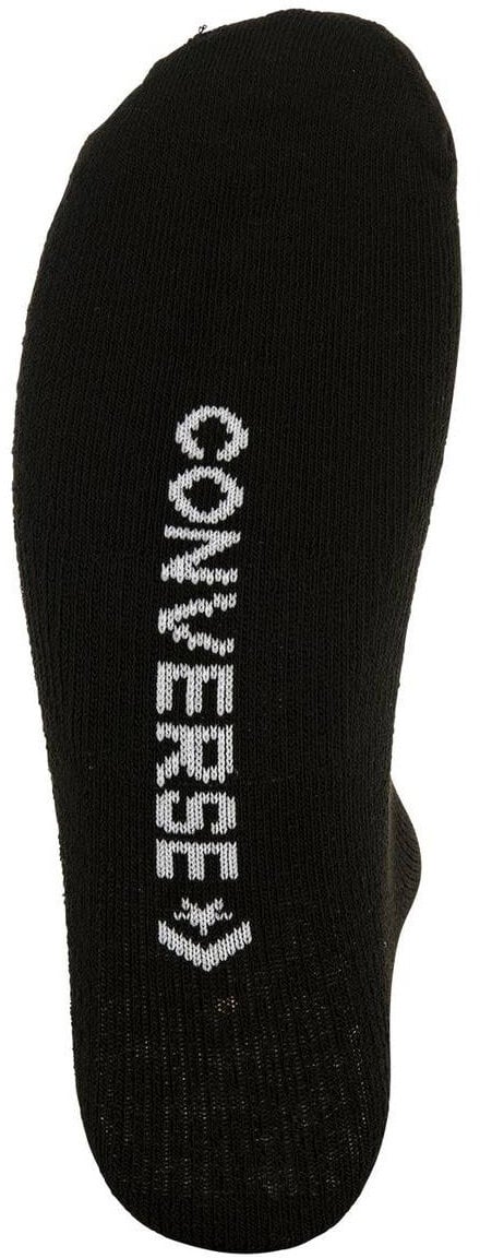 Converse Herren Socken im Pack - Quarter,Vorteilspack, einfarbig, Logo Schwarz/Grau 39-46 6er Pack (1x6P)