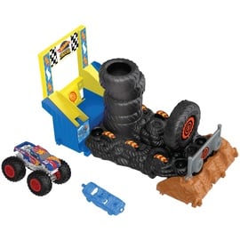 Mattel Hot Wheels Monster Trucks Arena Smashers - Race Ace Smash Race Challenge HNB89