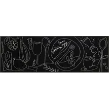 Wash+Dry Fine Dining 60 x 180 cm Mehrfarbig