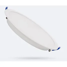 efectoLED Einbaustrahler 18W rund weiß Aluminium