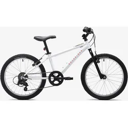 Kinderfahrrad 20 Zoll Rockrider Explore 120 weiss/orange 20