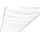 Floracord Peddy Shield Sonnensegel 275 cm x 96 cm Uni Weiß