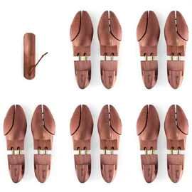 Blumtal TESTSIEGER Premium Schuhspanner Zedernholz - Schuhspanner Herren und Damen inkl. Schuhlöffel - Schuhdehner ergonomisch - Schuhweiter - Shoe Stretcher pflegend und geruchsbindend - Größen 38-47