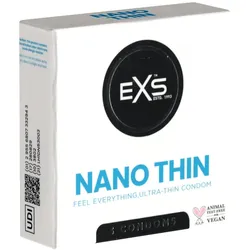 «Nano Thin» superdünne Kondome mit der dünnsten Wandstärke (3 Kondome)