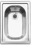 Blanco Top EE 3 x 4 edelstahl naturfinish + Handbetätigung