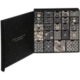 Atmosphera - Adventskalenderbox "24 bougies" - Schwarz