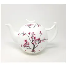 TeaLogic - White Cherry Teekanne Bone China Cherry Blossom 1,5l - TeaLogic