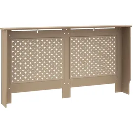 vidaXL Heizkörperverkleidung 152x19x81,5 cm MDF