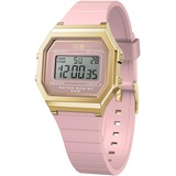 ICE-Watch ICE digit retro Blush pink - Rosa Damenuhr mit Plastikarmband - 022056