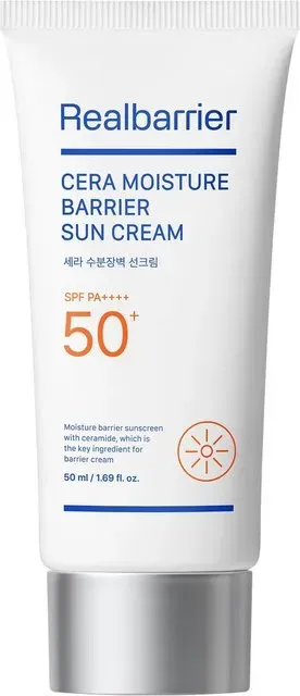 REAL BARRIER Cera Feuchtigkeits-Barriere Sonnencreme SPF 50+ PA++++ Gesichtscreme 50 ml