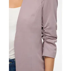 VILA Kurzblazer "VIHER NEW 3/4 BLAZER -NOOS", Damen, Gr. S, rosa (toadstool), Web, Obermaterial: 63% Polyester, 33% Viskose, 4% Elasthan, unifarben, regular fit hüftlang, Blazer Kurzblazer, Materialmix, regular fit