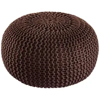 Amagohome PREMIUM Sitzhocker Pouf ø 45cm Strickpouf Indoor u.