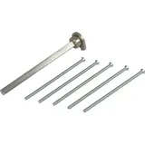 DOM Schraubenset zu EasyKey Slim Zutrittskontrollsystem Türstärke 60-80 mm ÖNORM