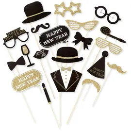 w widmann milano party fashion Photo-Booth Requisiten 20 St. Schwarz