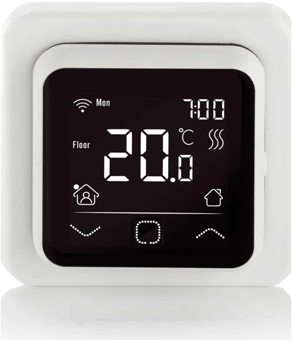 WiFi Raumthermostat C16 weiß für elektrische Fußbodenheizung / Heizmatte