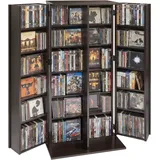 Vevor DVD-Schrank 61 x 36,8 x 127 cm Schwarz
