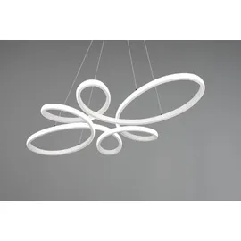 Trio Fly 1-flg. 83 cm geschwungen weiß matt