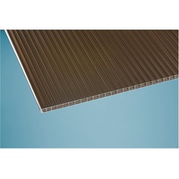 Premium Polycarbonat Hohlkammerplatte 1200 x 3000 x 16 mm - Bronce - 2810518