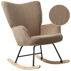 Schaukelsessel ARSET Cord Taupe