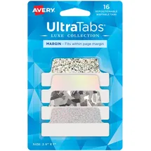 Avery Zweckform 74179 Haftstreifen transparent/silber (16 Stück, silber