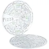 Brunner Pizzateller mehrfarbig 38 cm 2er Set