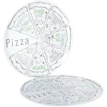 Brunner Pizzateller mehrfarbig 38 cm 2er Set