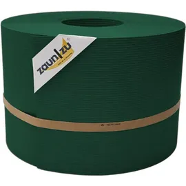 zaunzu® Sichtschutz Rille PP 50 m grün Metall