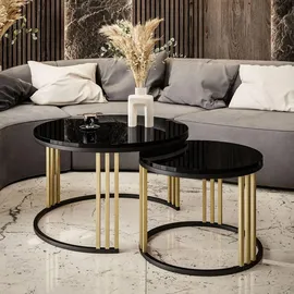 lookway LORI Gold Holzwerkstoff 70 x 48 x 70 cm