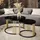 lookway LORI Gold Holzwerkstoff 70 x 48 x 70 cm