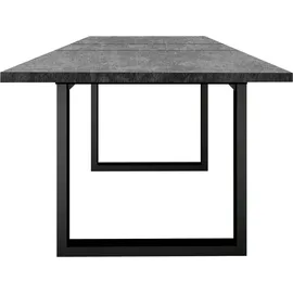 Mäusbacher Ausziehtisch 90 x 73 x 90 cm grau/schwarz