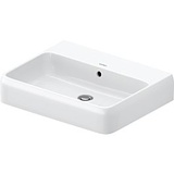 Duravit Qatego Aufsatz-Waschtisch 2382600028 60 x 47 cm, ohne Hahnloch, mit Überlauf, Hahnlochbank, geschliffen