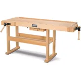 Holzkraft Hobelbank Holz 61 kg braun