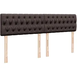 vidaXL Boxspringbett 180 x 200 cm Dunkelbraun