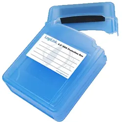 LogiLink 2.5" HDD Protection Box for 2 HDDs - Festplattenlaufwerk-Schutzgehäuse