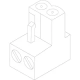 Bosch Sieger Ersatzteil Ttnr: 63016967 Anschlusskl Steckb 2-pol Signalbraun Ems