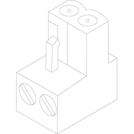 Bosch Sieger Ersatzteil Ttnr: 63016967 Anschlusskl Steckb 2-pol Signalbraun Ems