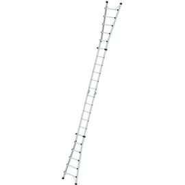 MUNK Aluminium-Teleskopleiter 4 x 6 Sprossen (32019)