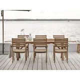 Brafab Brutus Ausziehtisch 200-265 x 100 x 73 cm Beige