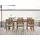 Brafab Brutus Ausziehtisch 200-265 x 100 x 73 cm Beige