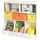 SoBuy Kinderregal KMB26 92 x 93 x 40 cm Holzwerkstoff weiß