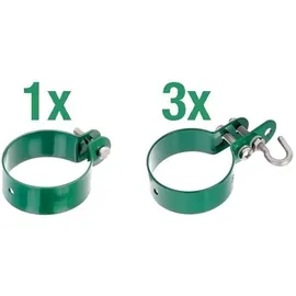 GAH Alberts Alberts Zaunanschluss-Set einseitige Anschluss Höhe 75 - 175cm Pfosten 6 cm